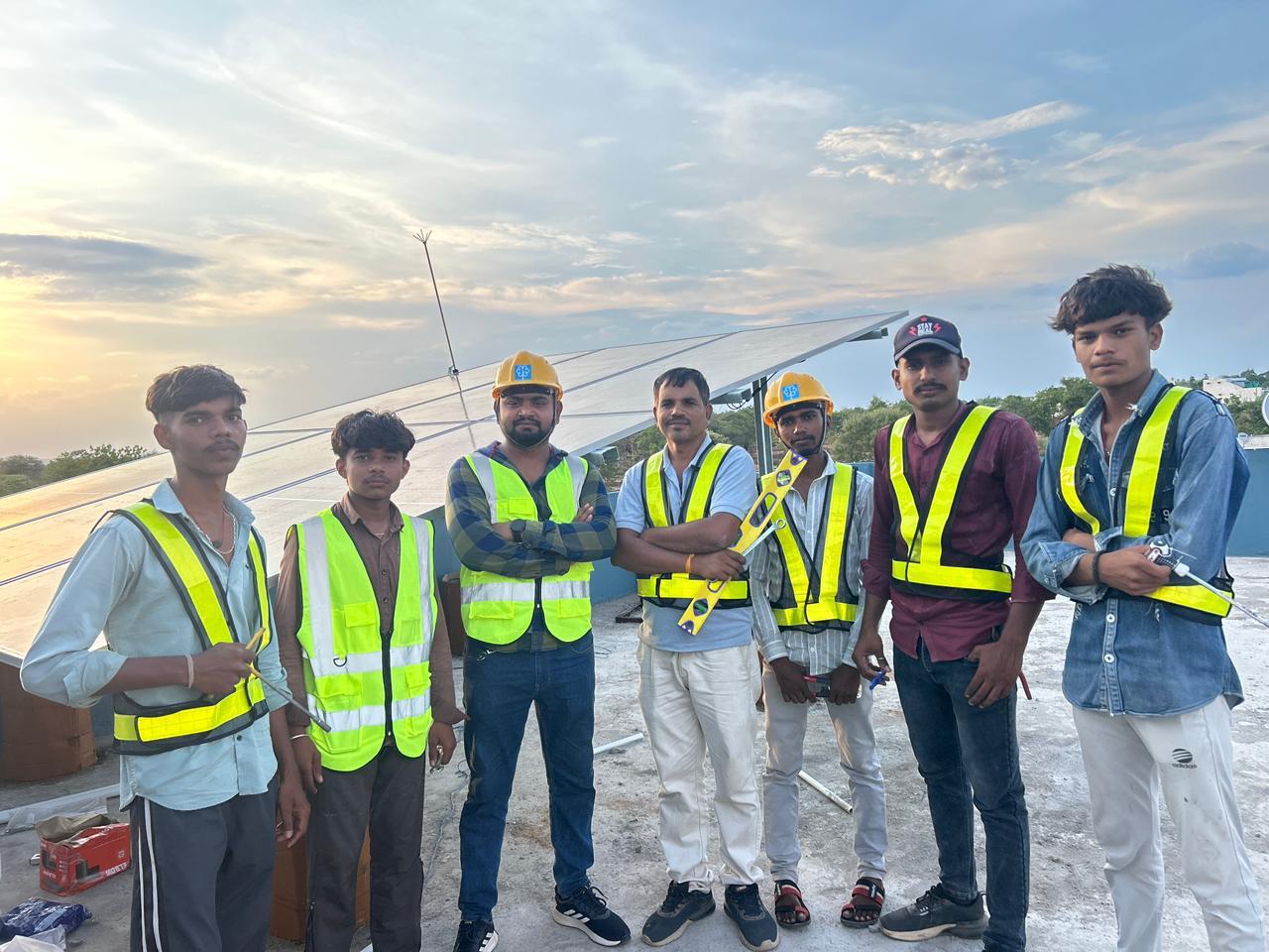Solar Installation Work 1